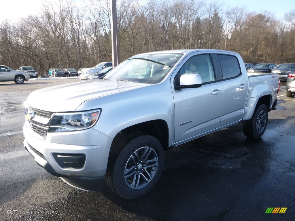 2019 Colorado WT Crew Cab 4x4 - Silver Ice Metallic / Jet Black/Dark Ash photo #1