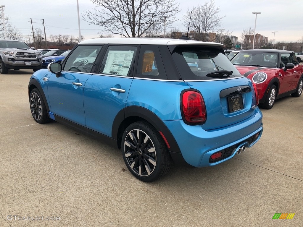 2019 Hardtop Cooper S 4 Door - Electric Blue / Satellite Grey Lounge Leather photo #3