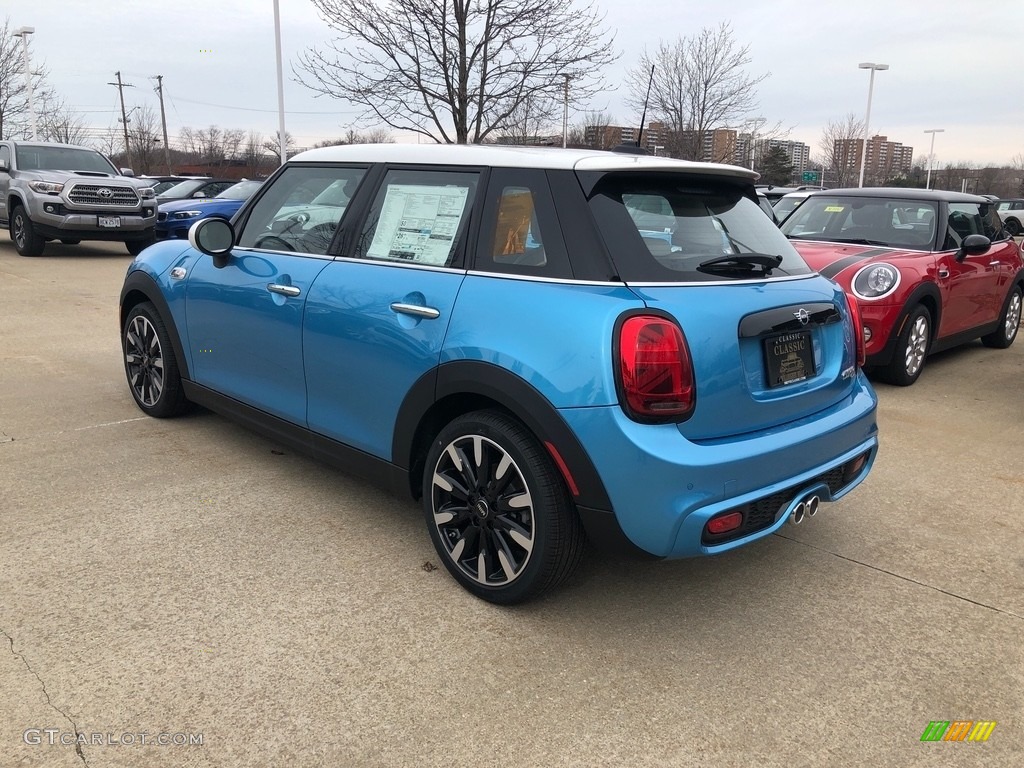 2019 Hardtop Cooper S 4 Door - Electric Blue / Satellite Grey Lounge Leather photo #4