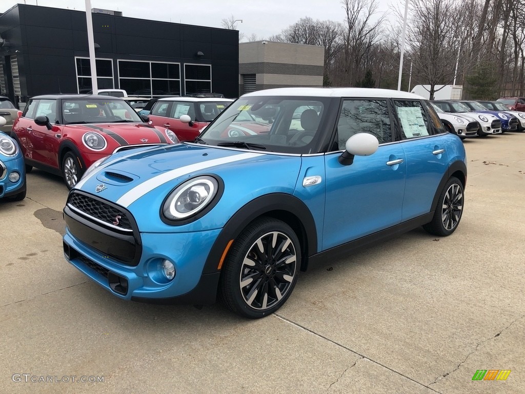 Electric Blue 2019 Mini Hardtop Cooper S 4 Door Exterior Photo #132068584