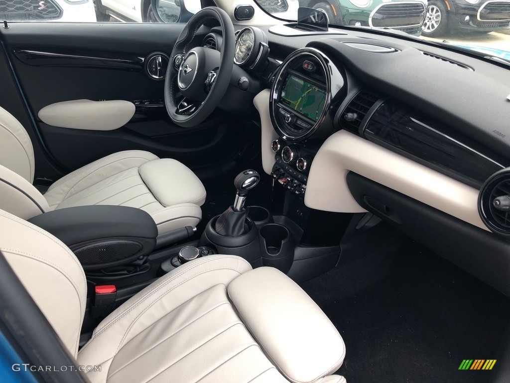 Satellite Grey Lounge Leather Interior 2019 Mini Hardtop Cooper S 4 Door Photo #132068611