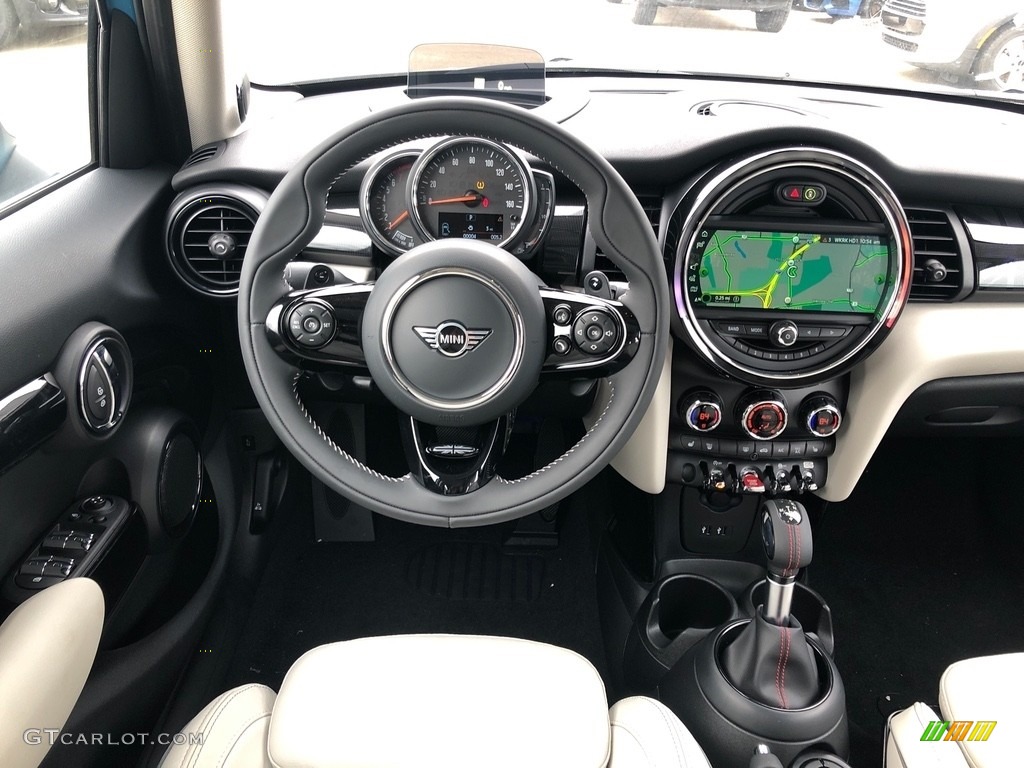 2019 Mini Hardtop Cooper S 4 Door Satellite Grey Lounge Leather Dashboard Photo #132068638