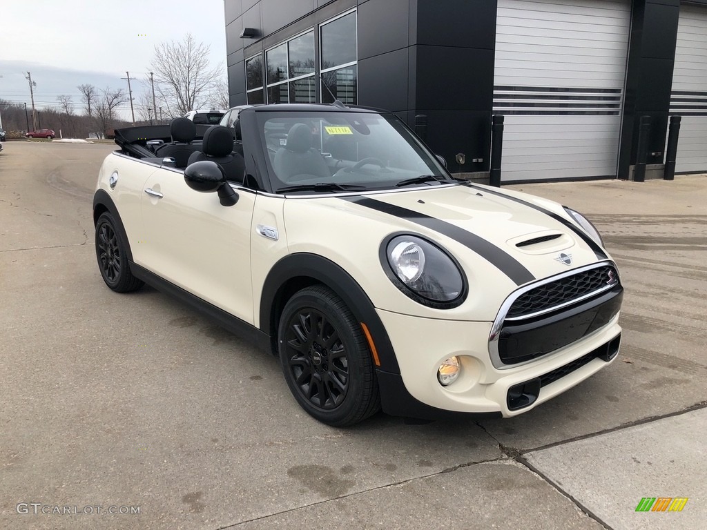 Pepper White 2019 Mini Convertible Cooper S Exterior Photo #132068827