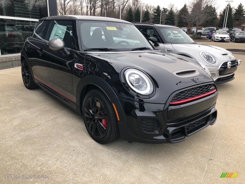 Midnight Black 2019 Mini Hardtop John Cooper Works 2 Door Exterior Photo #132069055