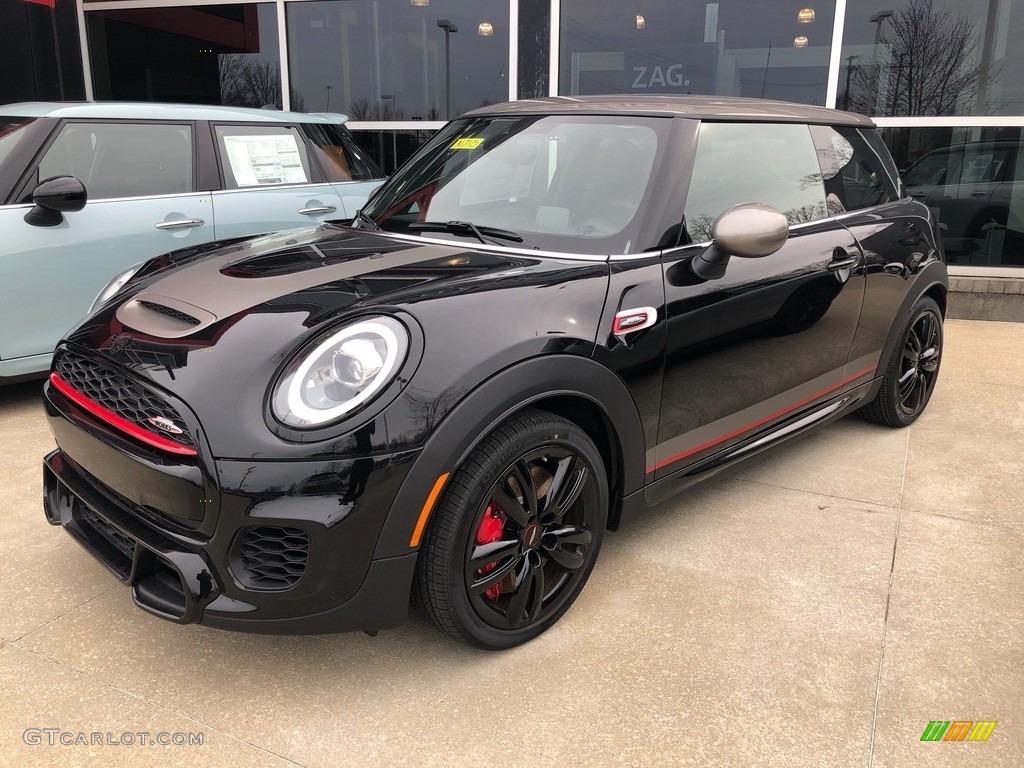 Midnight Black 2019 Mini Hardtop John Cooper Works 2 Door Exterior Photo #132069154