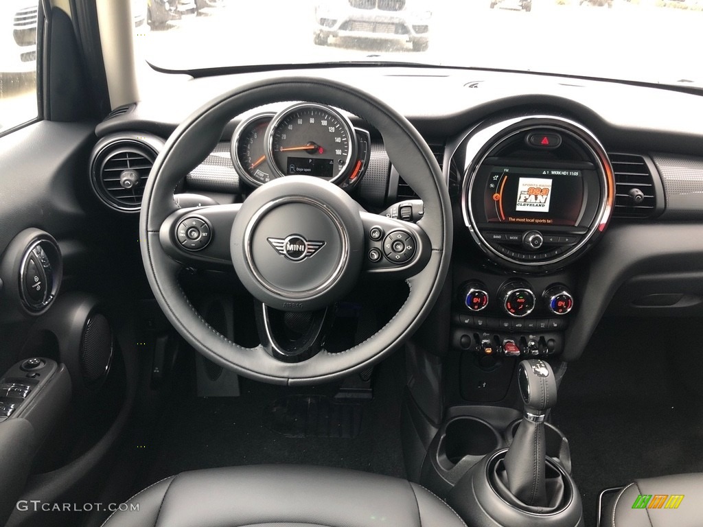 2019 Mini Hardtop Cooper 4 Door Carbon Black Dashboard Photo #132069715