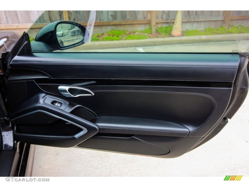 2016 Porsche Cayman Black Edition Door Panel Photos