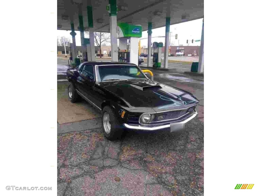 1970 Mustang Mach 1 - Black / Black photo #1