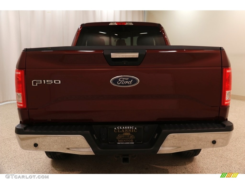2015 F150 XLT SuperCab 4x4 - Bronze Fire Metallic / Medium Earth Gray photo #18