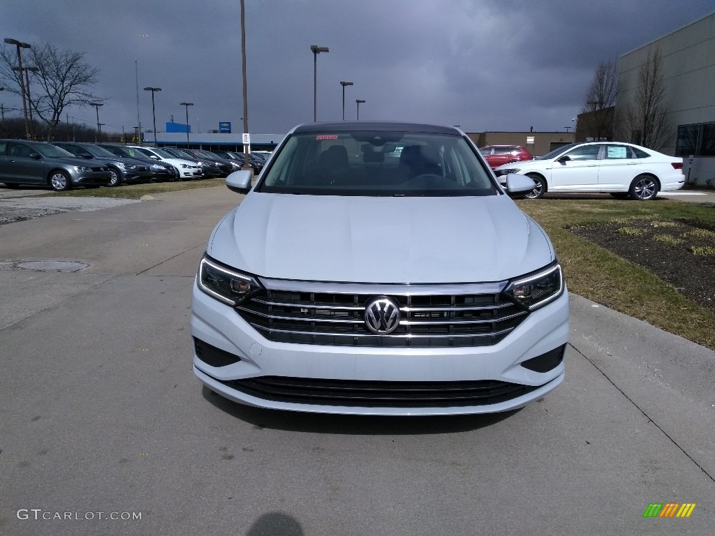 2019 Jetta SEL - White Silver Metallic / Titan Black photo #1