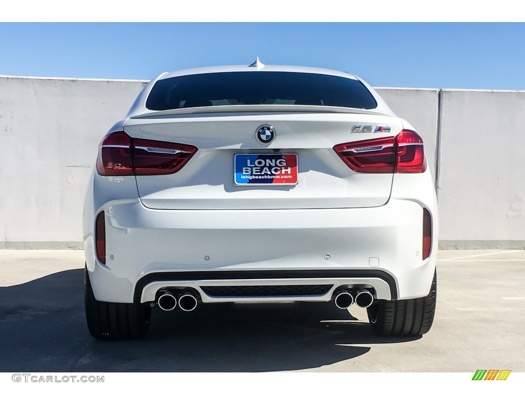 2019 X6 M  - Alpine White / Mugello Red photo #3