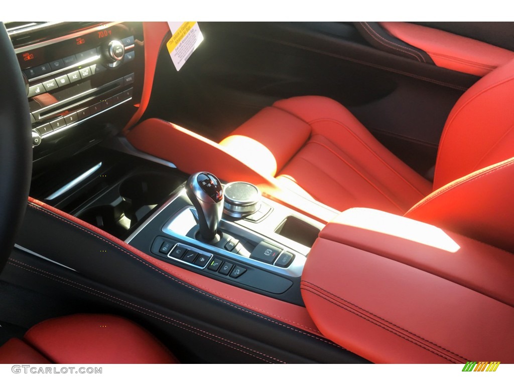 2019 X6 M  - Alpine White / Mugello Red photo #7