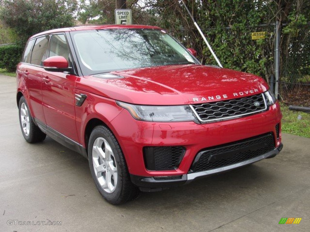 2019 Range Rover Sport HSE - Firenze Red Metallic / Ebony/Ebony photo #2