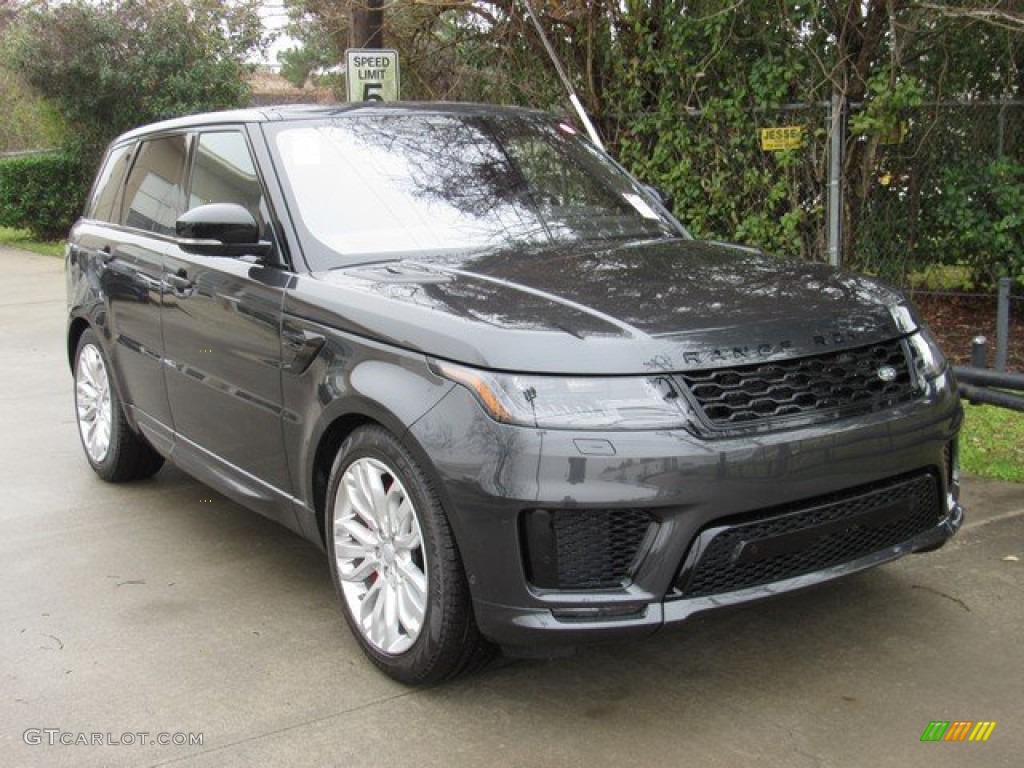 Carpathian Grey Metallic 2019 Land Rover Range Rover Sport HSE Dynamic Exterior Photo #132078570