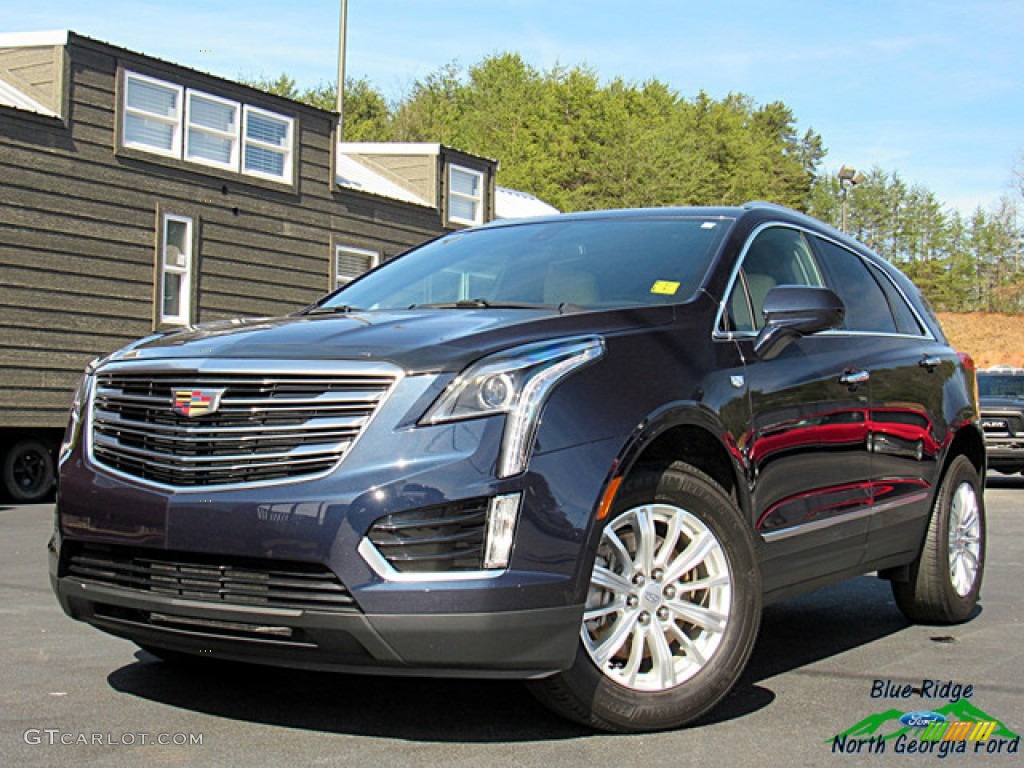2017 XT5 FWD - Dark Adriatic Blue Metallic / Sahara Beige photo #1