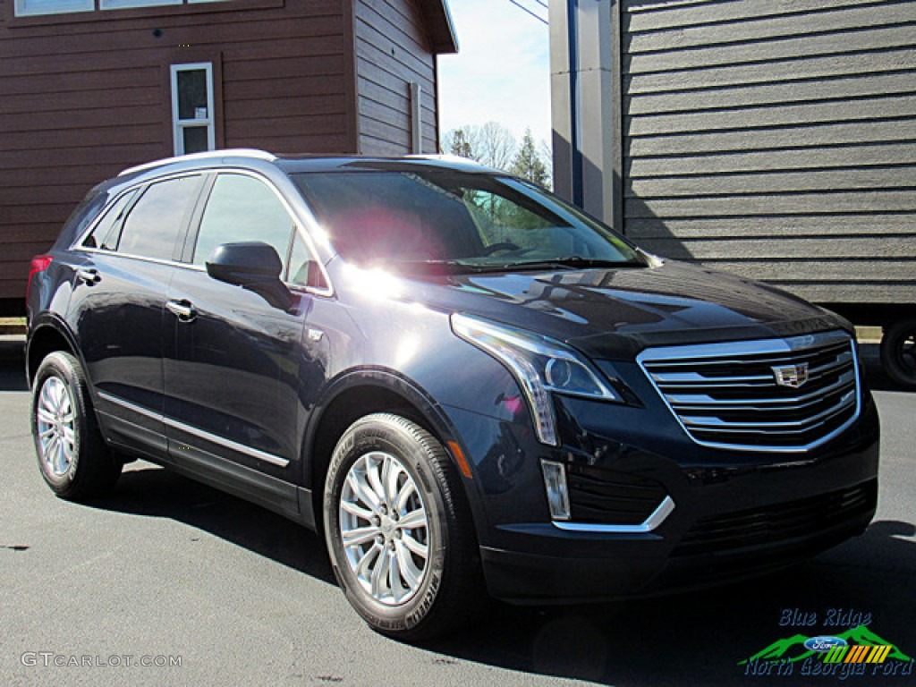 2017 XT5 FWD - Dark Adriatic Blue Metallic / Sahara Beige photo #7