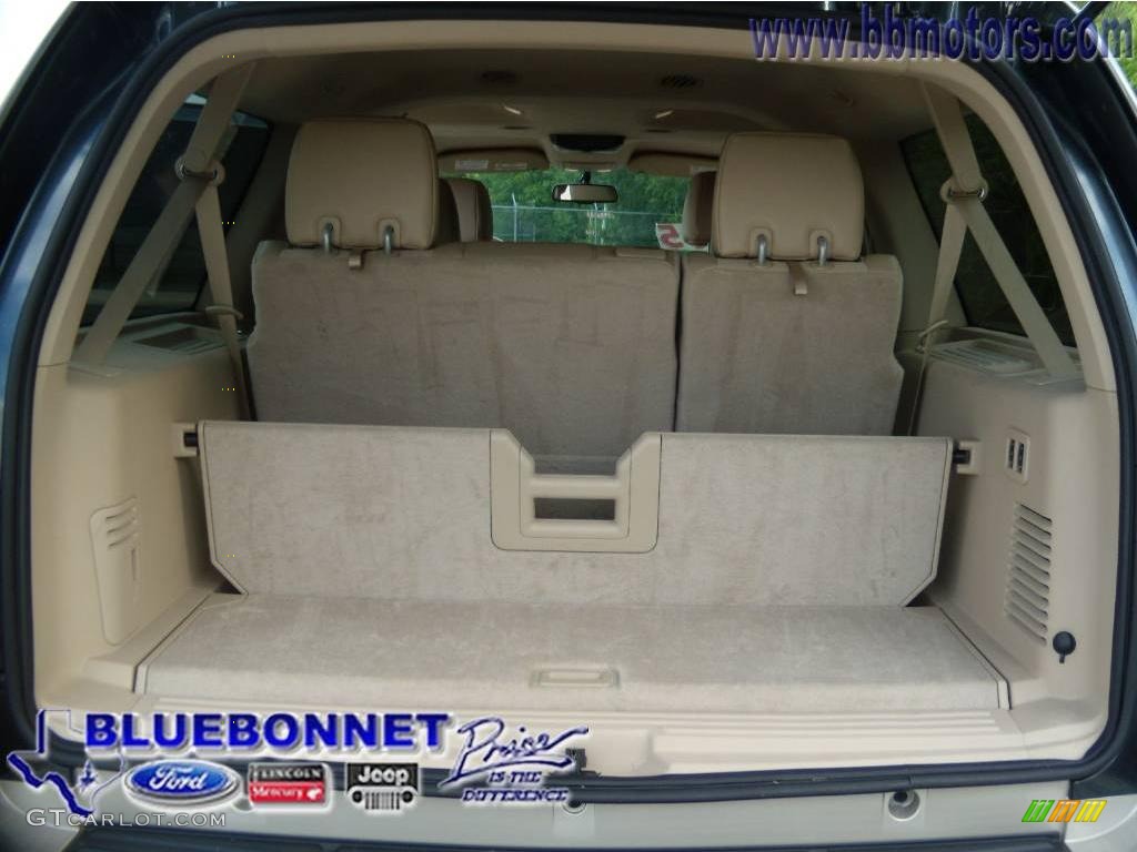 2009 Expedition EL Eddie Bauer 4x4 - Stone Green Metallic / Camel photo #15