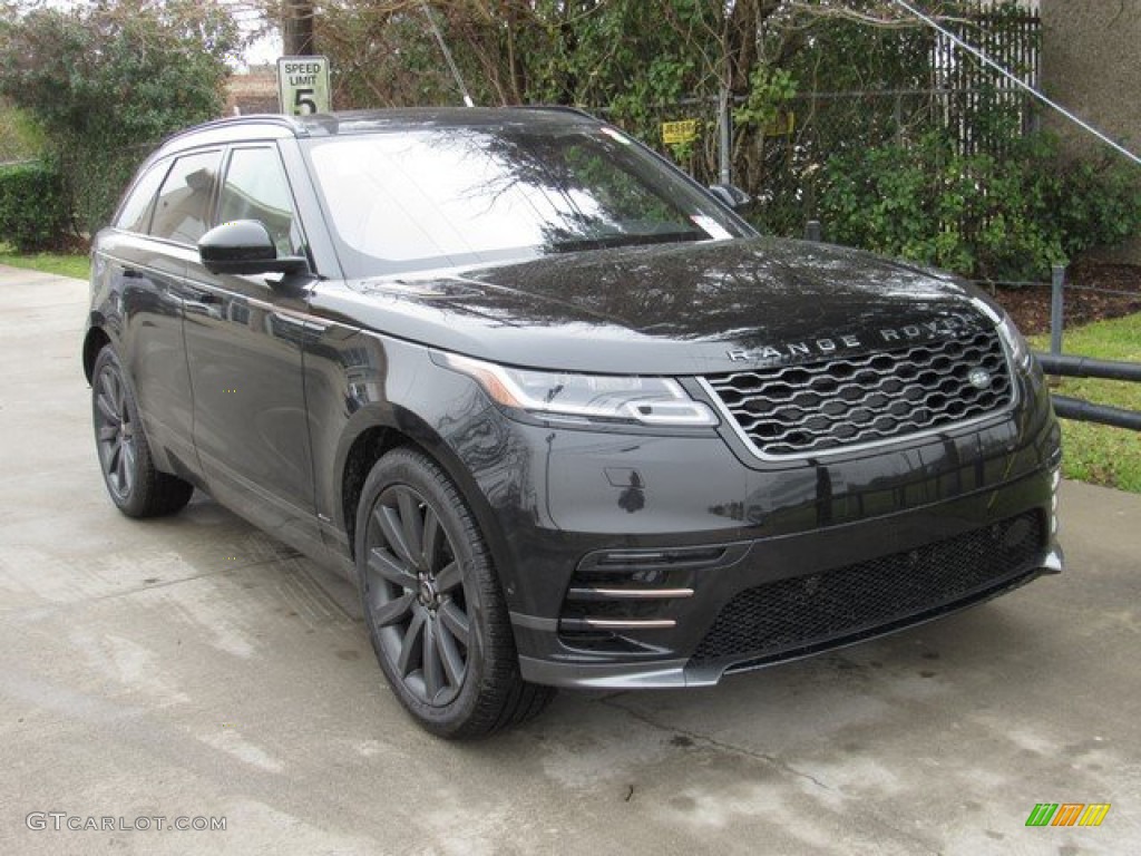 2019 Range Rover Velar R-Dynamic HSE - Santorini Black Metallic / Ebony photo #2
