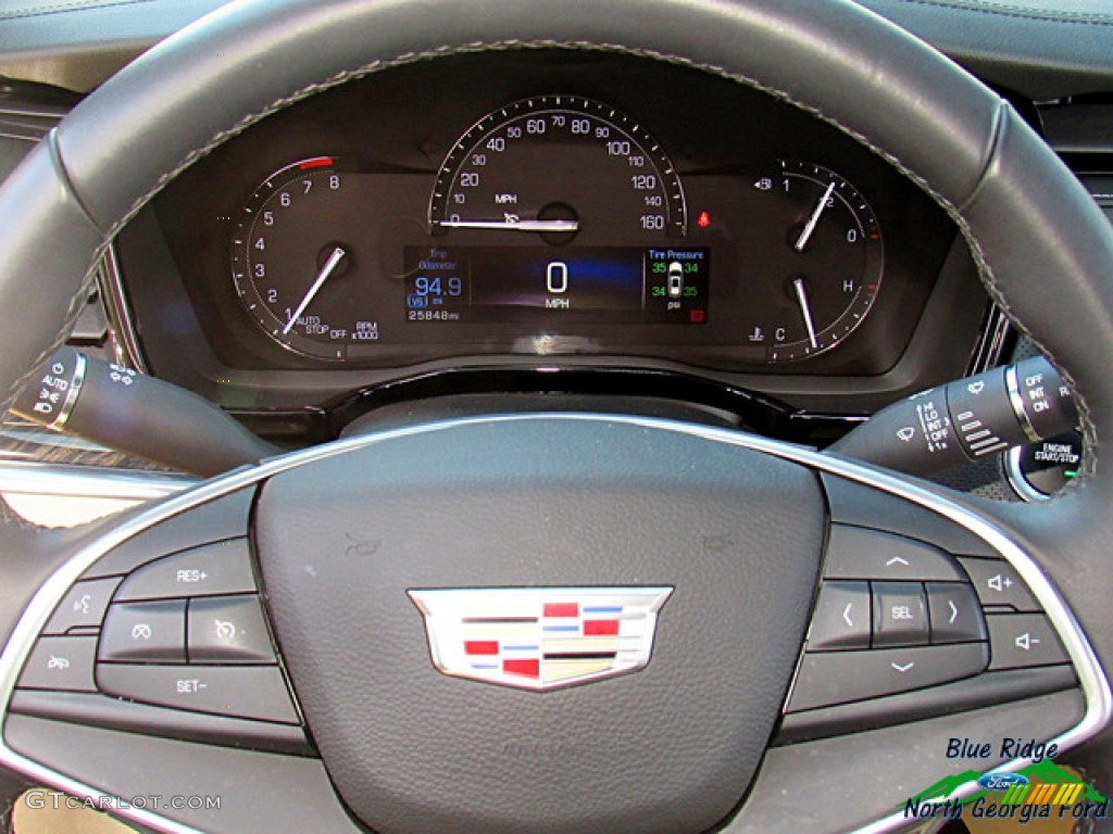 2017 XT5 FWD - Dark Adriatic Blue Metallic / Sahara Beige photo #17