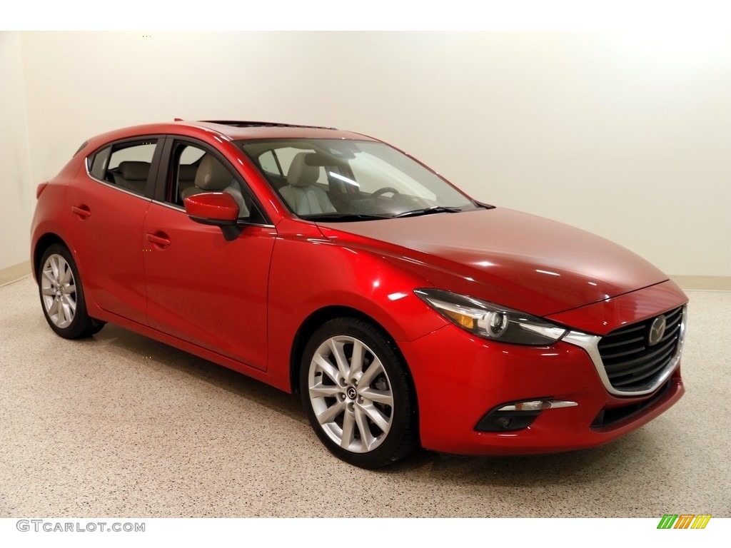 2017 MAZDA3 Grand Touring 5 Door - Soul Red Metallic / Parchment photo #1