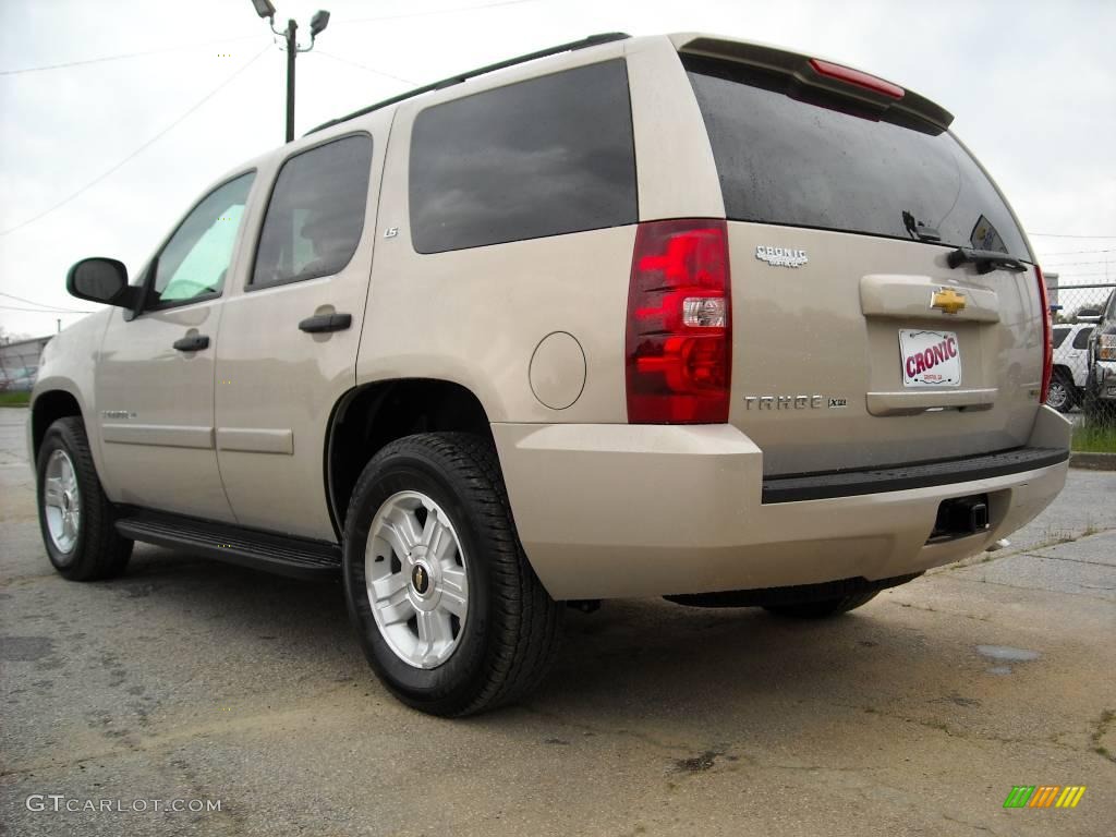 2009 Tahoe LS XFE - Gold Mist Metallic / Light Cashmere photo #8