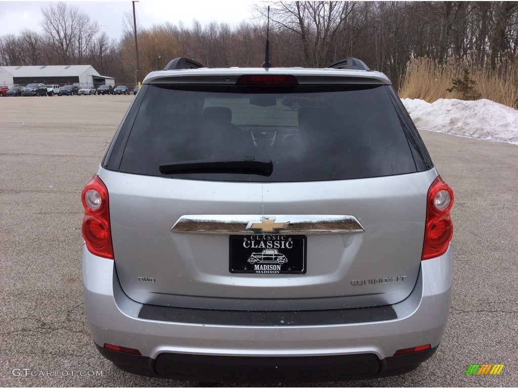 2010 Equinox LT AWD - Silver Ice Metallic / Jet Black/Light Titanium photo #5