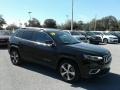 2019 Diamond Black Crystal Pearl Jeep Cherokee Limited  photo #7