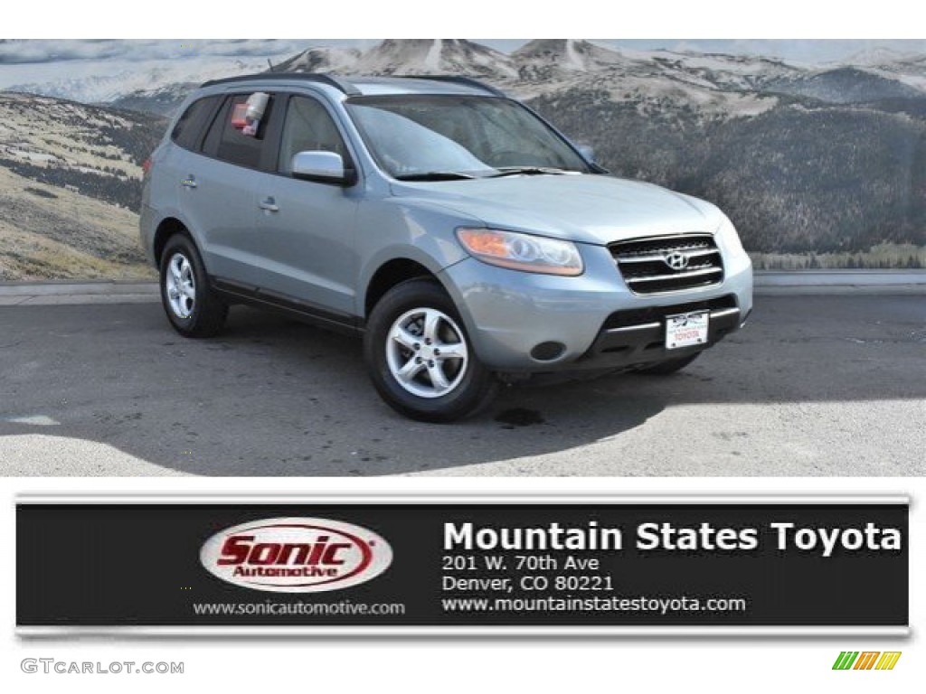 2008 Santa Fe GLS - Steel Gray / Gray photo #1
