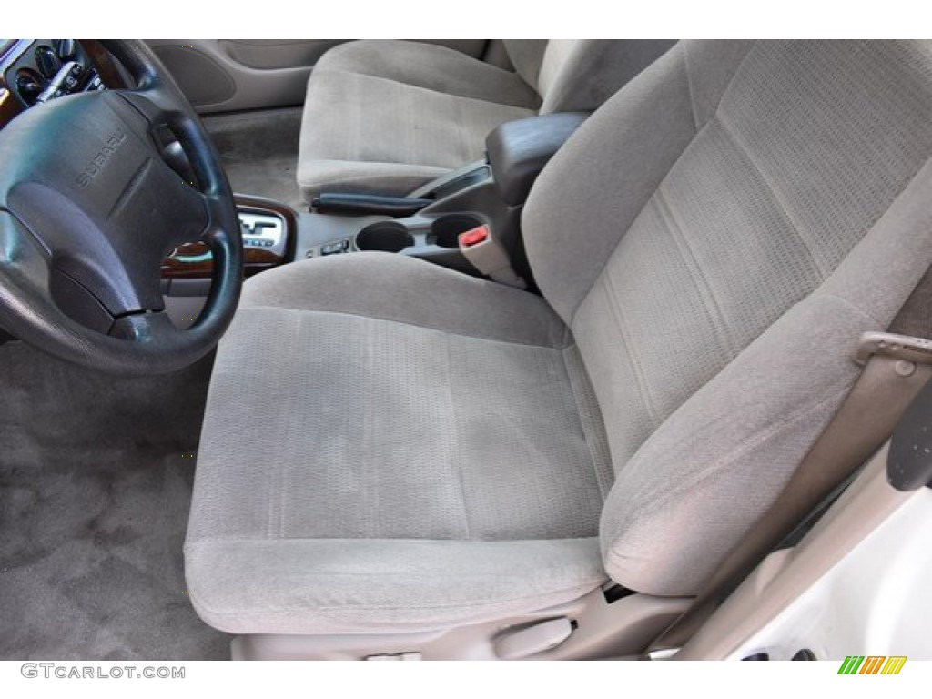 2003 Outback Wagon - White Frost Pearl / Gray photo #11