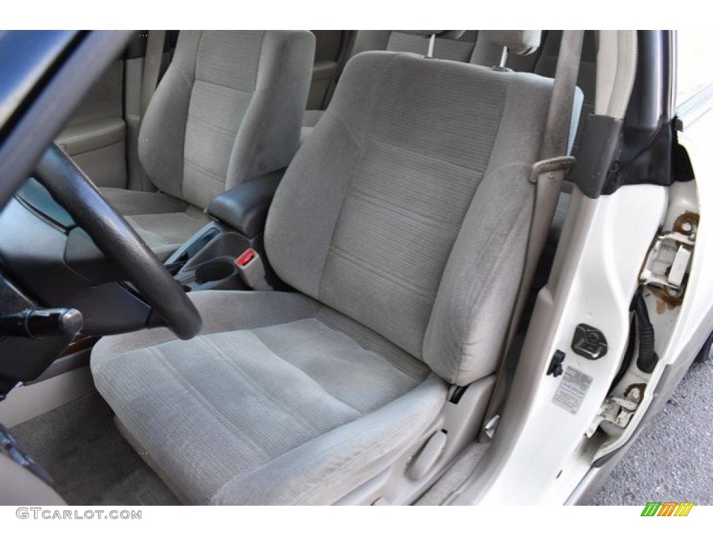 2003 Outback Wagon - White Frost Pearl / Gray photo #12