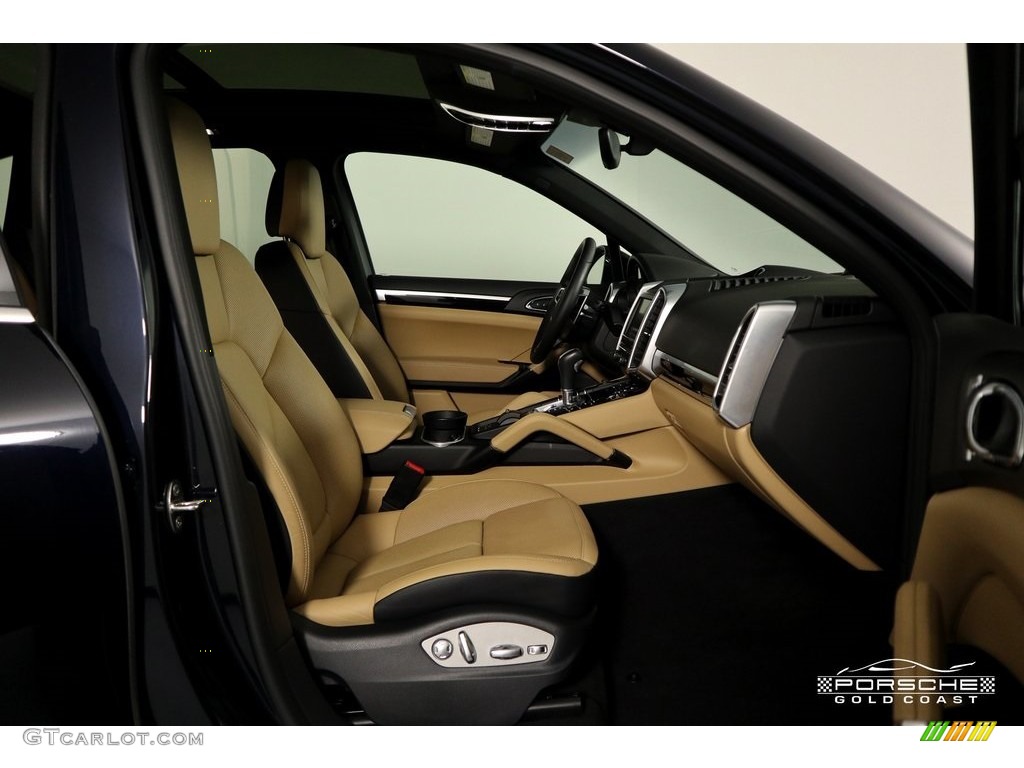 2016 Cayenne S - Moonlight Blue Metallic / Black/Luxor Beige photo #24