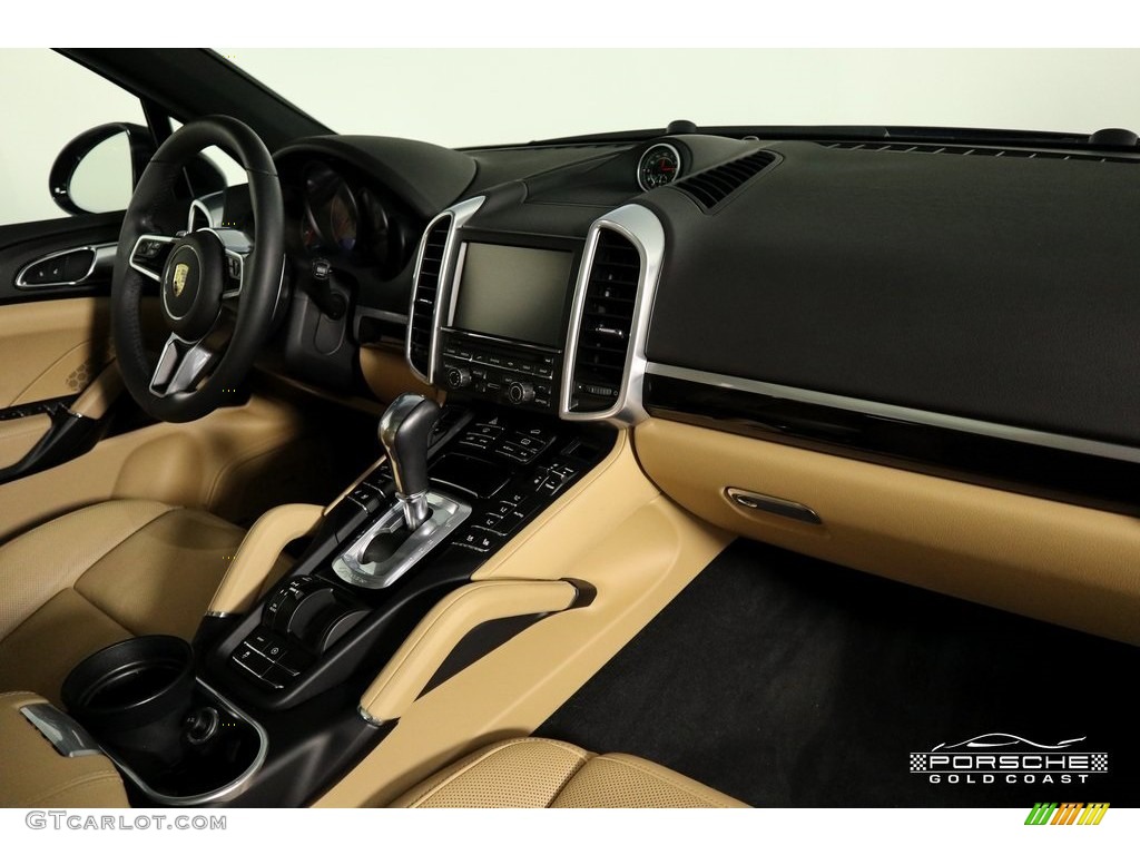 2016 Cayenne S - Moonlight Blue Metallic / Black/Luxor Beige photo #25