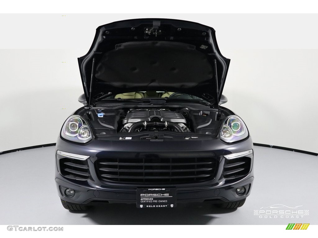 2016 Cayenne S - Moonlight Blue Metallic / Black/Luxor Beige photo #28