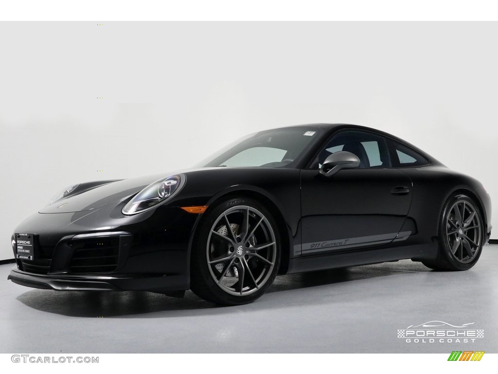 2018 911 Carrera T Coupe - Black / Black photo #3