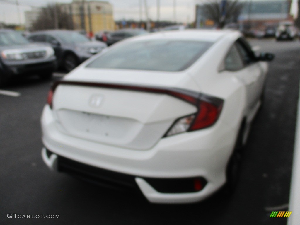 2016 Civic LX-P Coupe - Taffeta White / Black/Ivory photo #5
