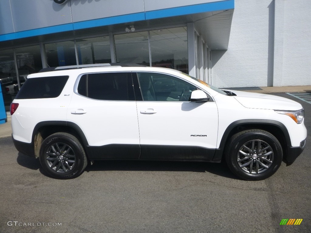 2018 Acadia SLT AWD - Summit White / Cocoa/Light Ash Gray photo #3