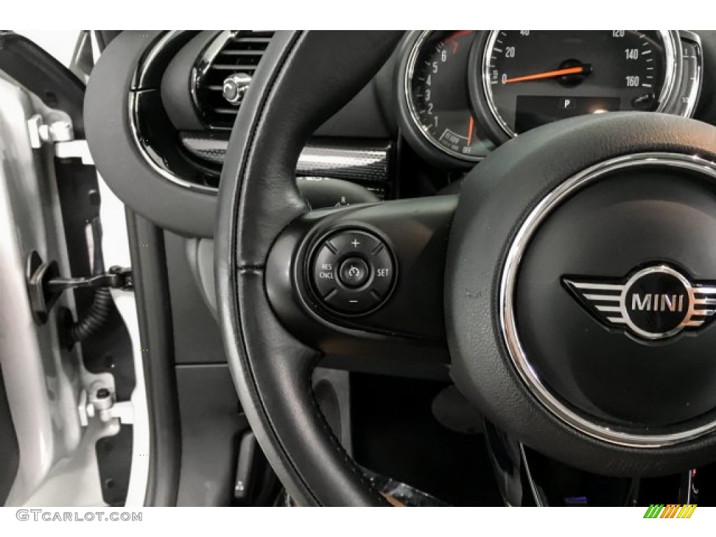 2019 Mini Clubman Cooper Carbon Black Steering Wheel Photo #132094026