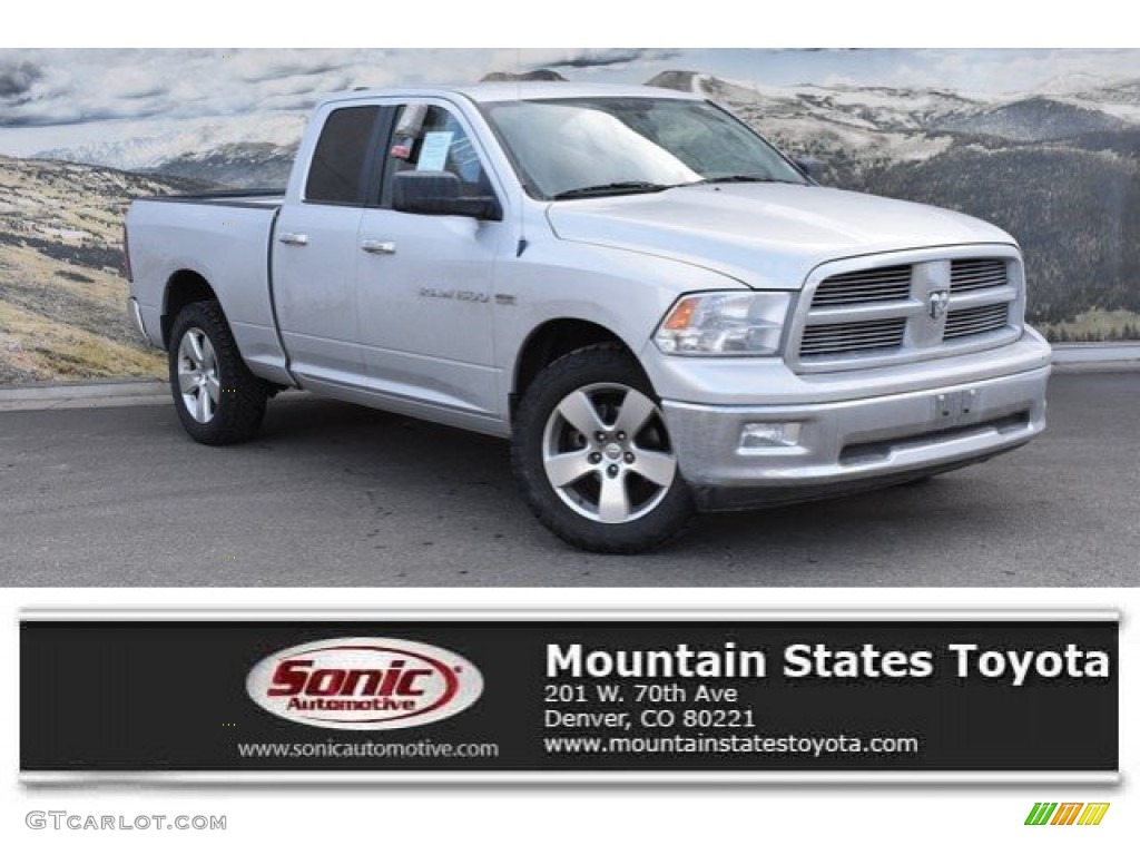 Bright Silver Metallic Dodge Ram 1500