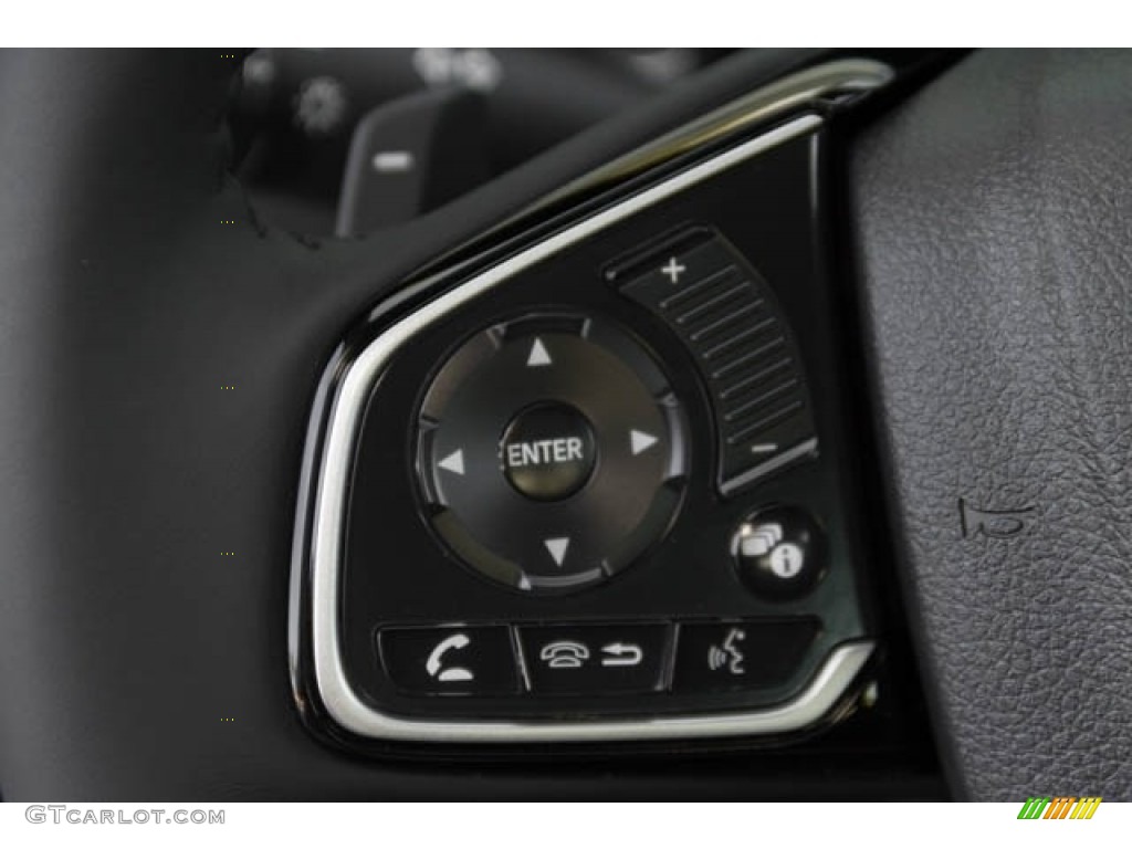 2019 Honda Clarity Touring Plug In Hybrid Black Steering Wheel Photo #132096723