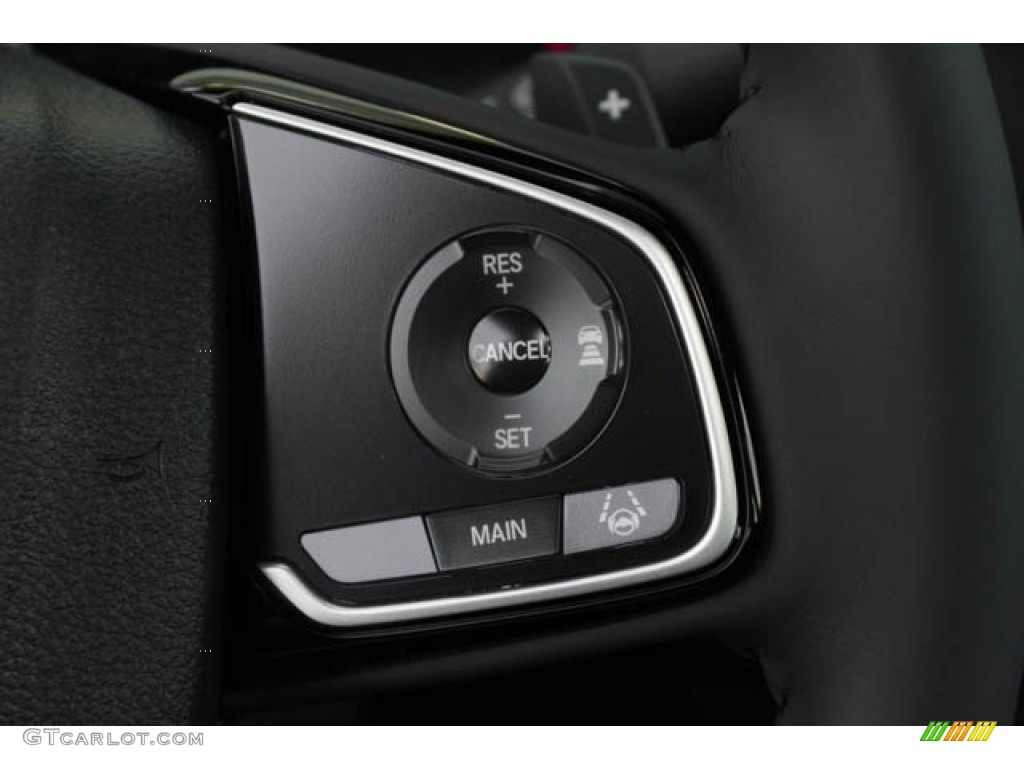 2019 Honda Clarity Touring Plug In Hybrid Black Steering Wheel Photo #132096750