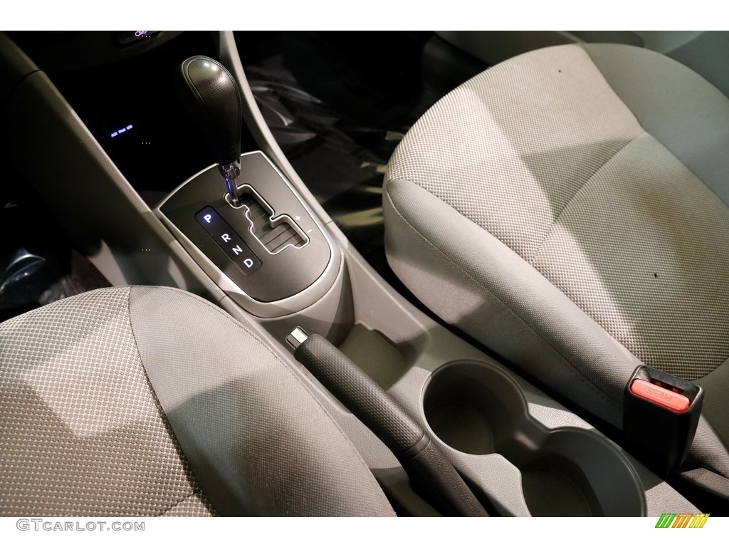 2012 Accent GLS 4 Door - Cyclone Gray / Gray photo #11