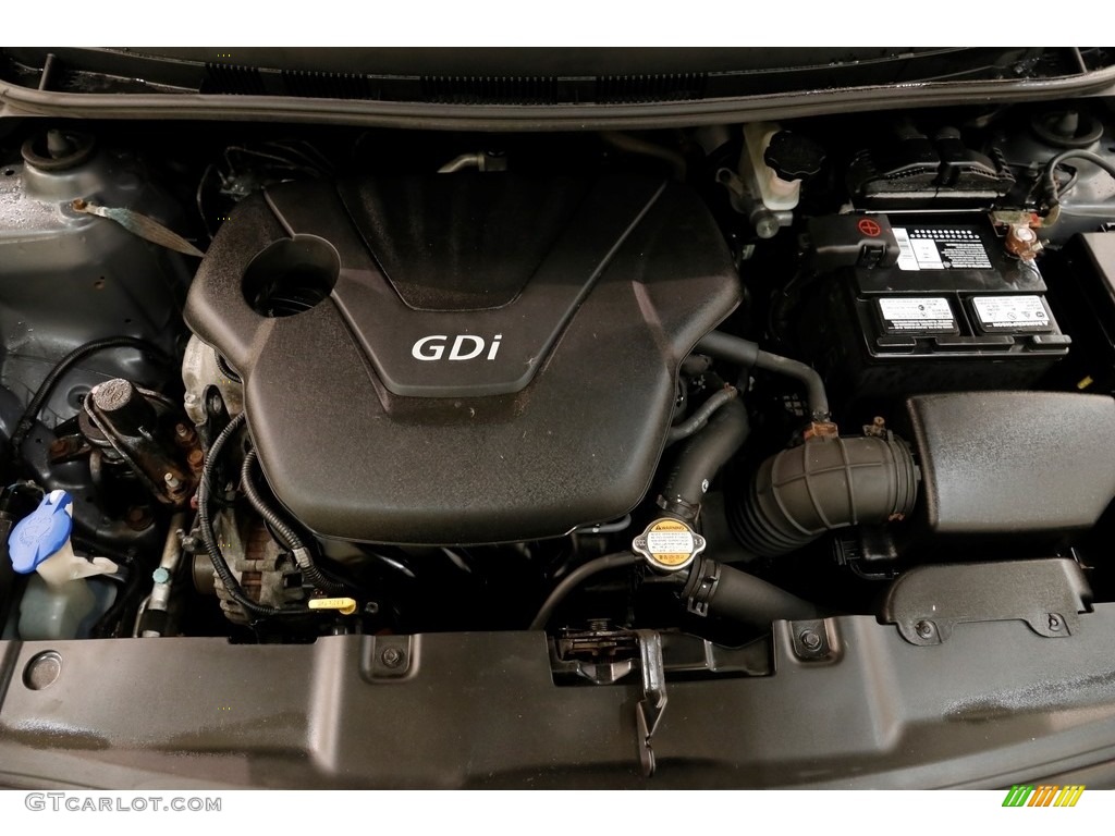 2012 Accent GLS 4 Door - Cyclone Gray / Gray photo #16