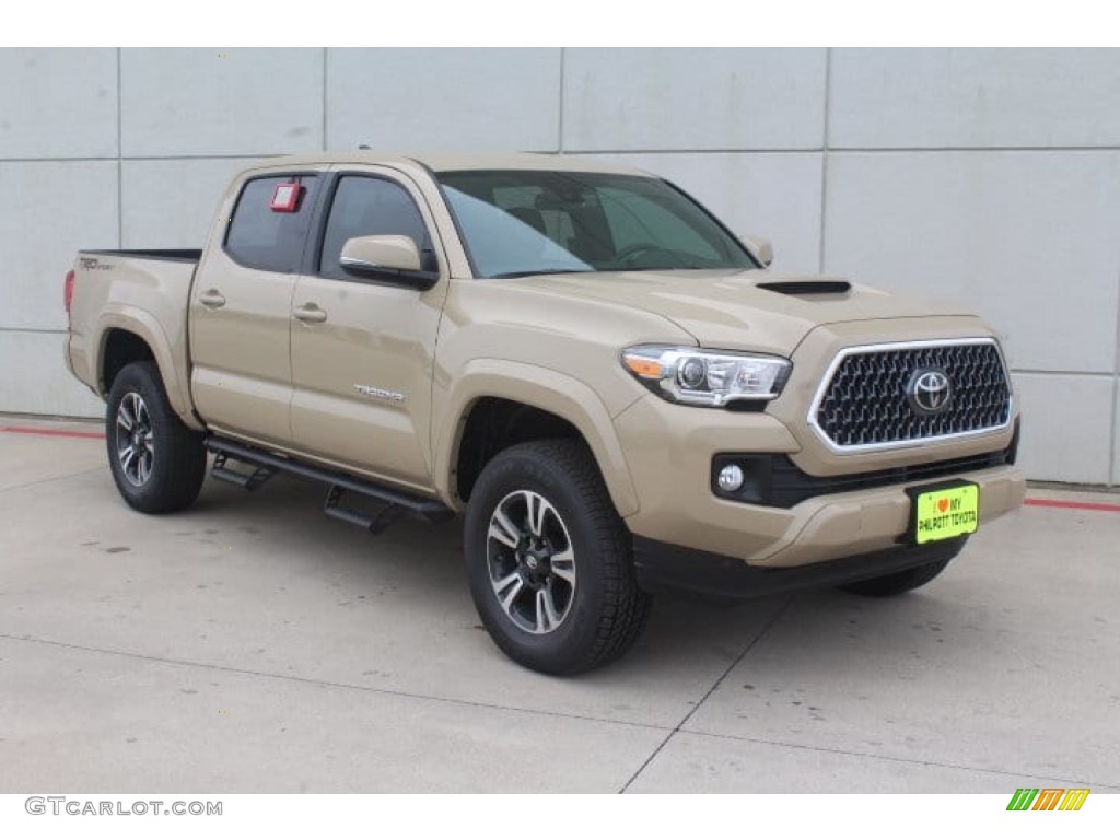 2019 Tacoma TRD Sport Double Cab - Quicksand / TRD Graphite photo #2