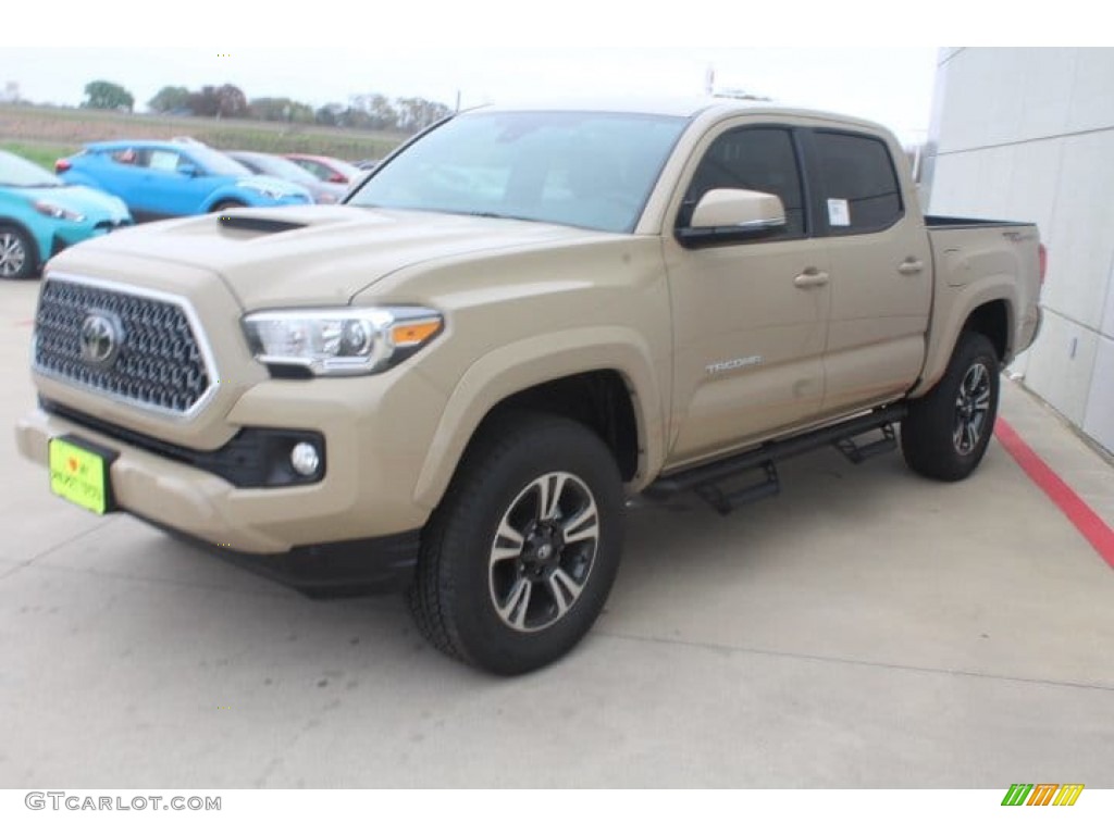 2019 Tacoma TRD Sport Double Cab - Quicksand / TRD Graphite photo #4