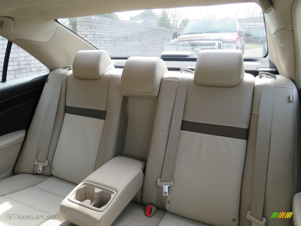 2014 Camry XLE V6 - Cypress Pearl / Ivory photo #6