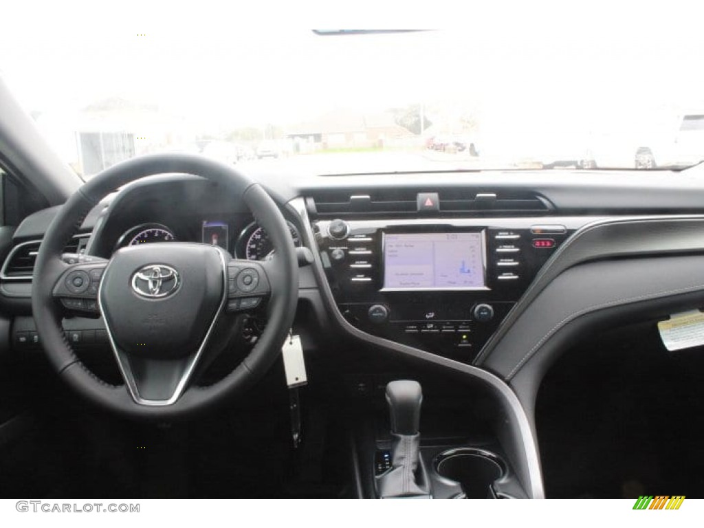 2019 Camry SE - Blue Streak Metallic / Black photo #18