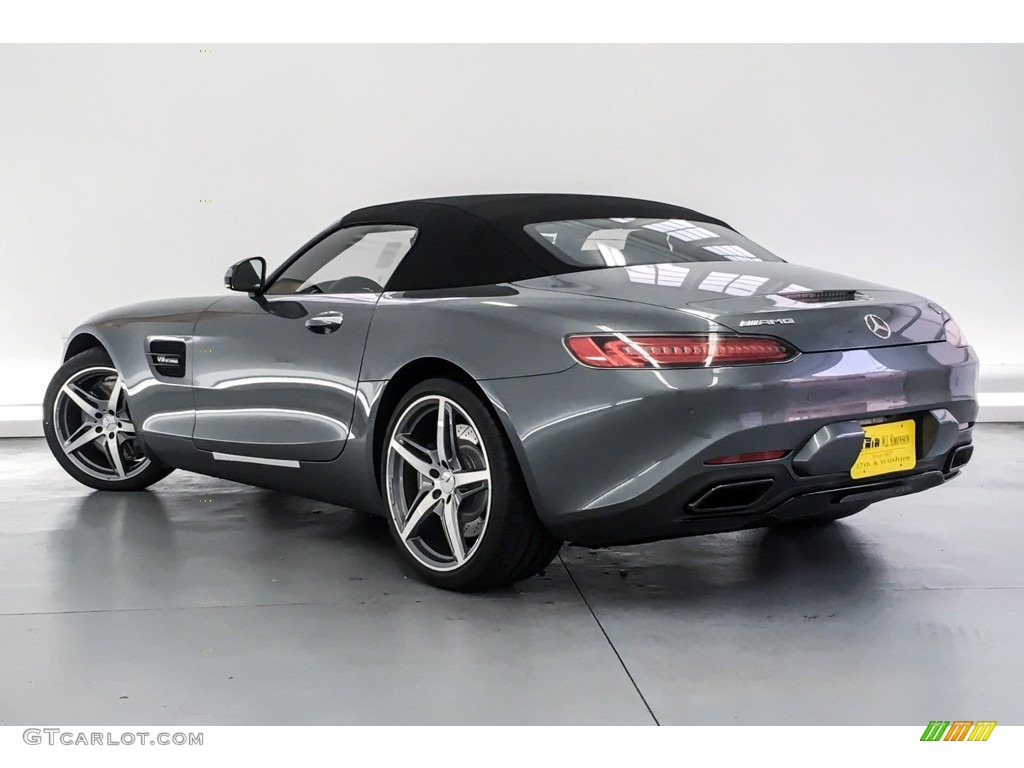 2019 AMG GT Roadster - Selenite Grey Metallic / Red Pepper/Black photo #2