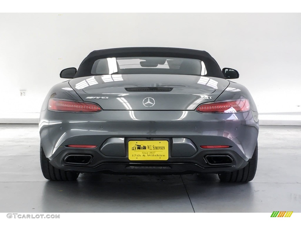 2019 AMG GT Roadster - Selenite Grey Metallic / Red Pepper/Black photo #3