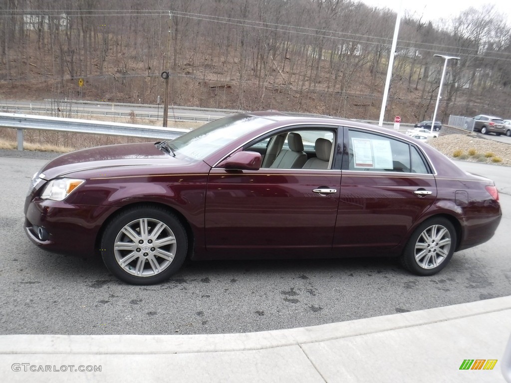 2009 Avalon Limited - Cassis Red Pearl / Ivory photo #6