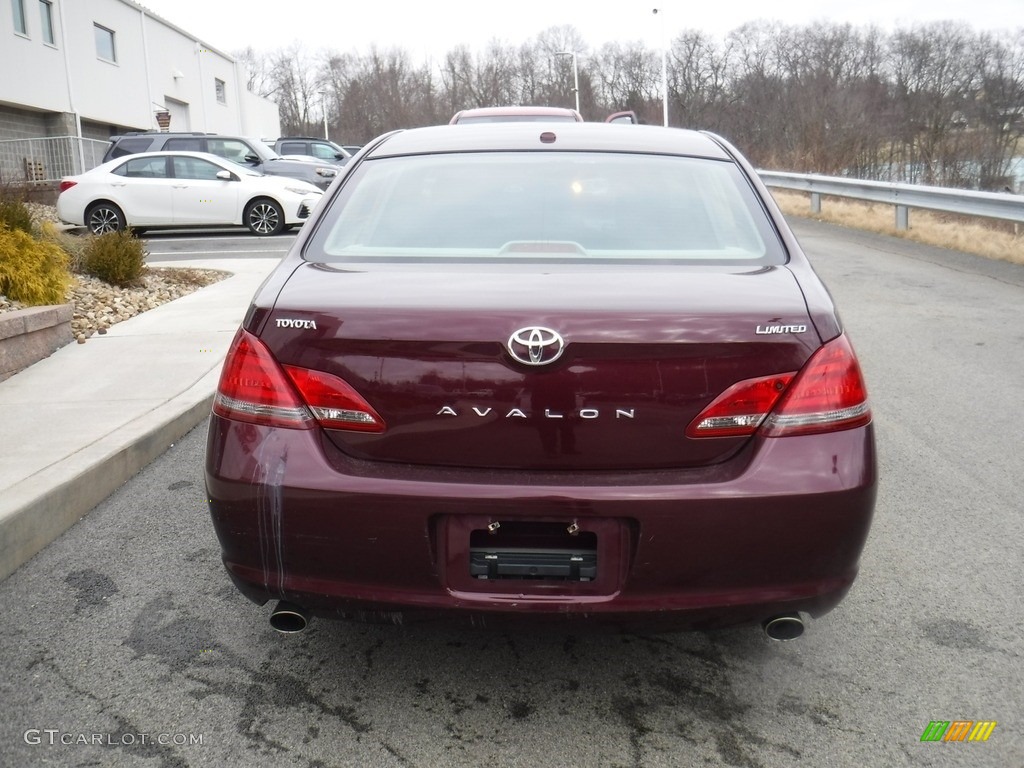 2009 Avalon Limited - Cassis Red Pearl / Ivory photo #7